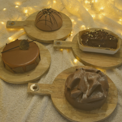 Dessertbox met 4 taarten (4x4p) - Chocolade